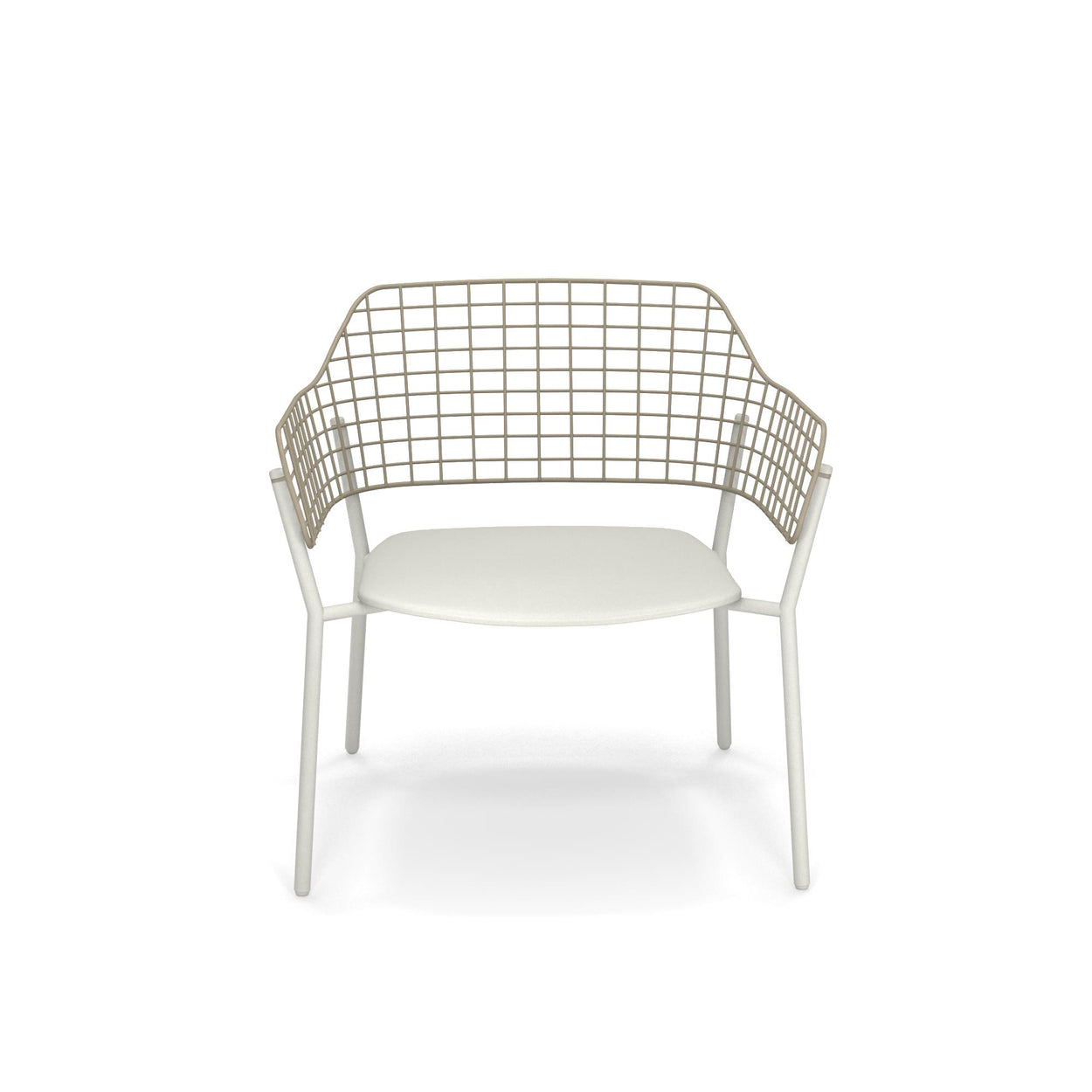 Lyze Lounge chair Aluminium / 2 stuks
