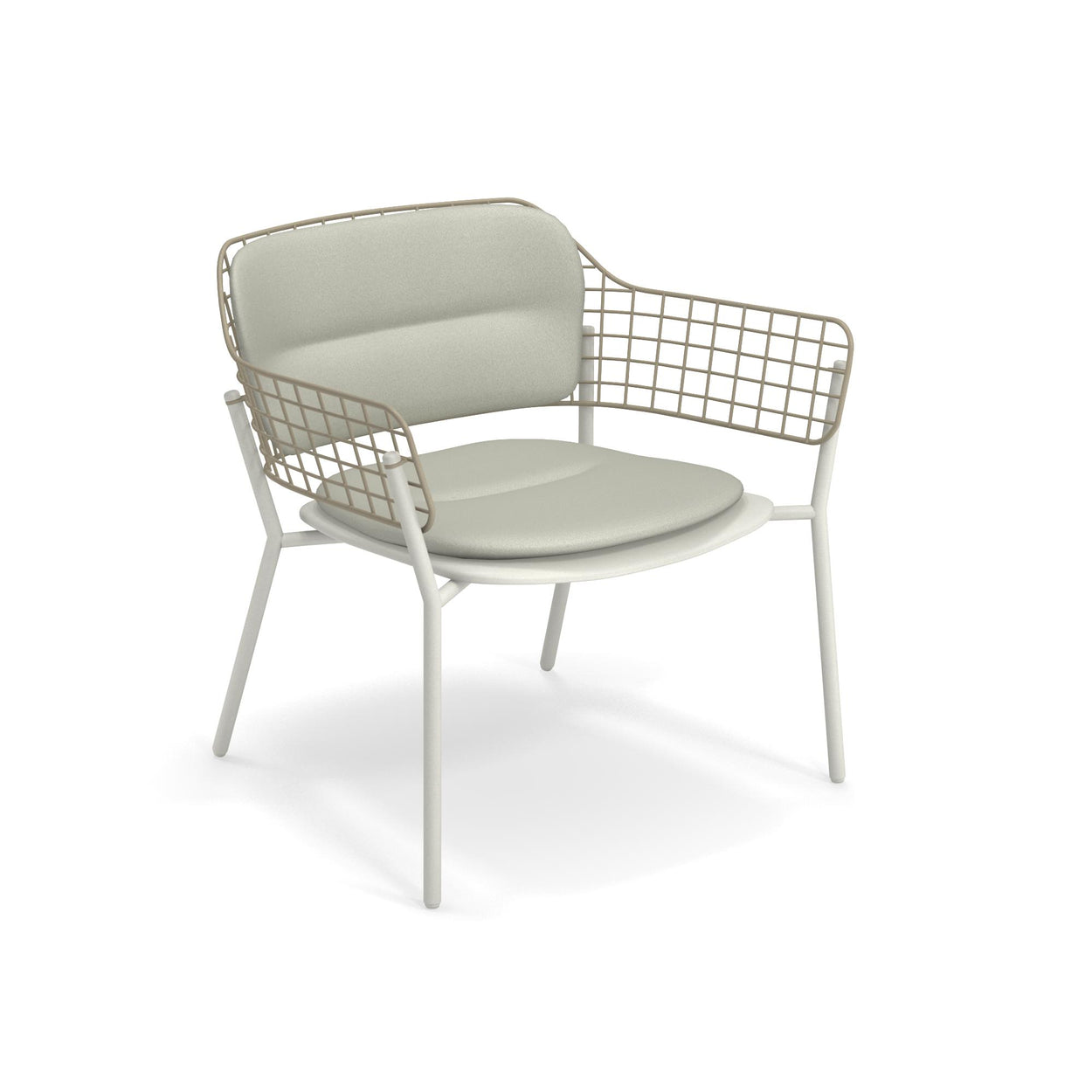 Lyze Lounge chair Aluminium / 2 stuks