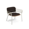 Lyze Lounge chair Aluminium + Teak / 2 stuks