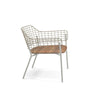 Lyze Lounge chair Aluminium + Teak / 2 stuks