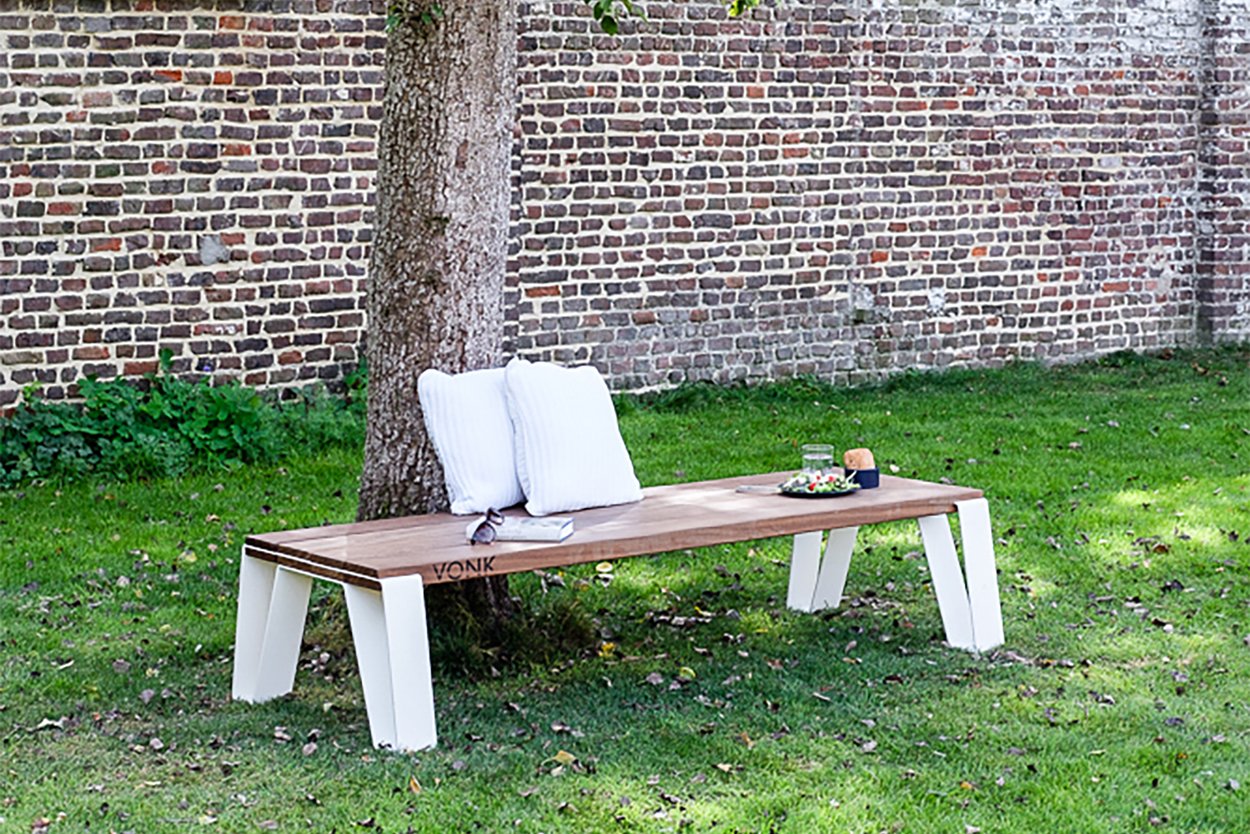 Muse Bench 240cm - Wit