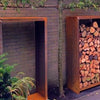 Houtopslag hoog - Corten/Black