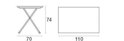 Arc en Ciel tafel - 3 sizes