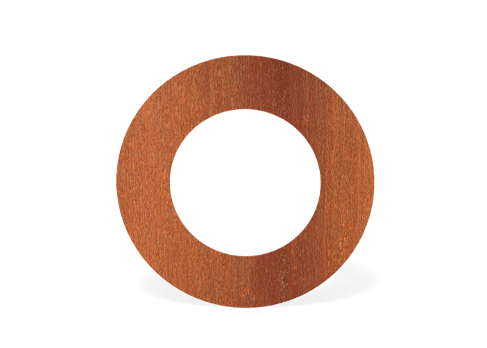 Rosette 150mm - Corten/Black