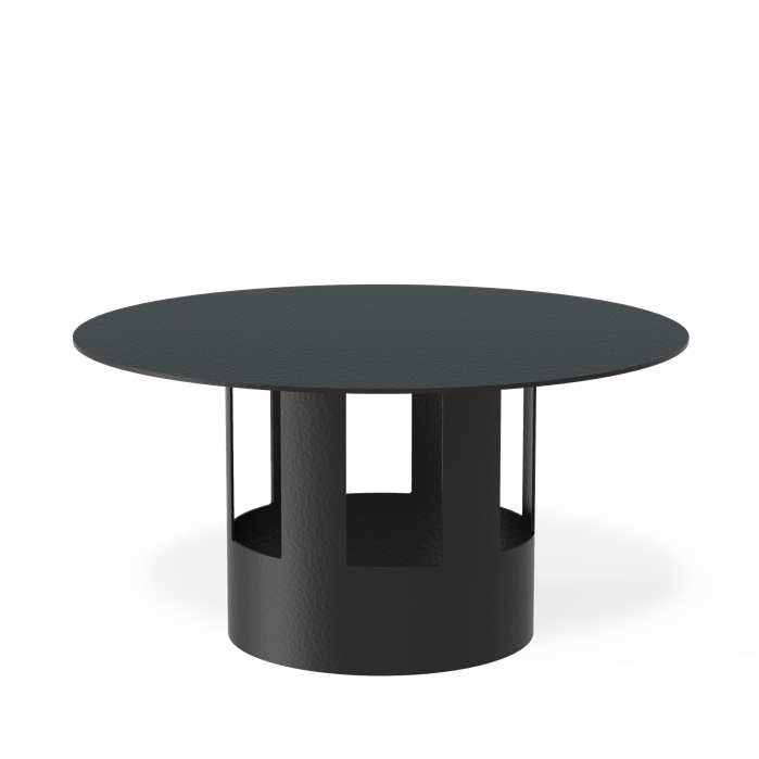 Regenkap 200mm - Corten/Black