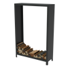 Houtopslag hoog - Corten/Black - 6 sizes