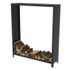Houtopslag hoog - Corten/Black - 6 sizes