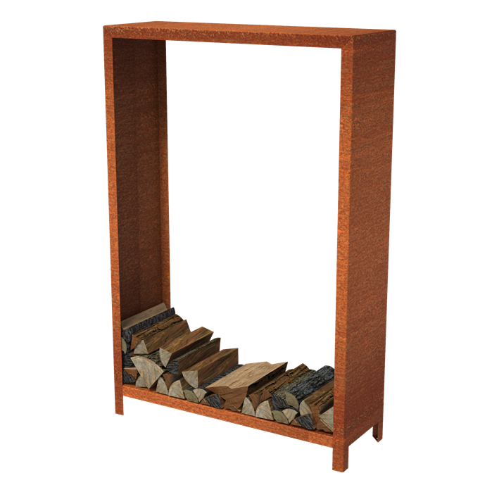 Logg Houtopslag hoog - Corten