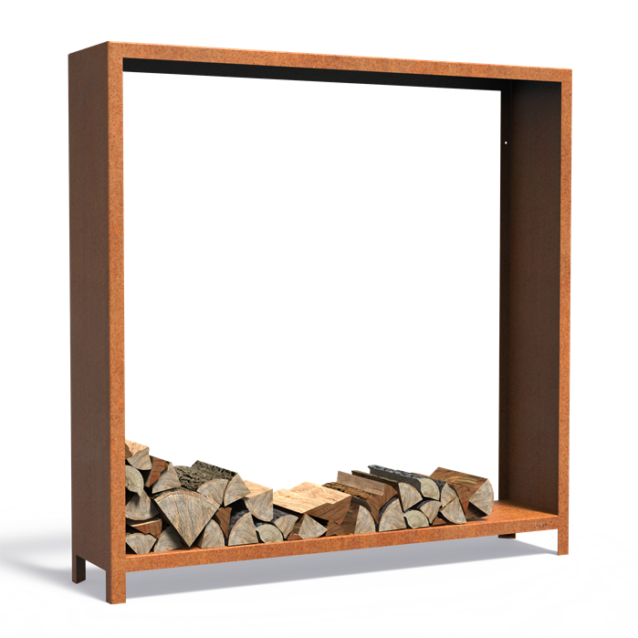 Logg Houtopslag hoog - Corten