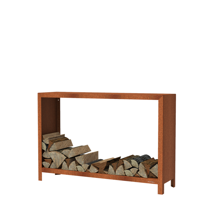 Logg Houtopslag laag - Corten