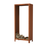 Houtopslag hoog - Corten/Black