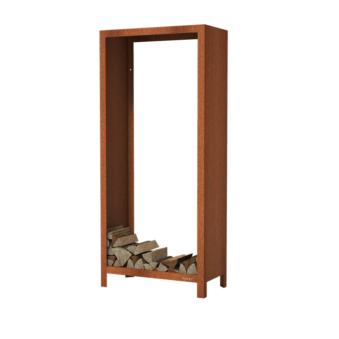 Logg Houtopslag hoog - Corten