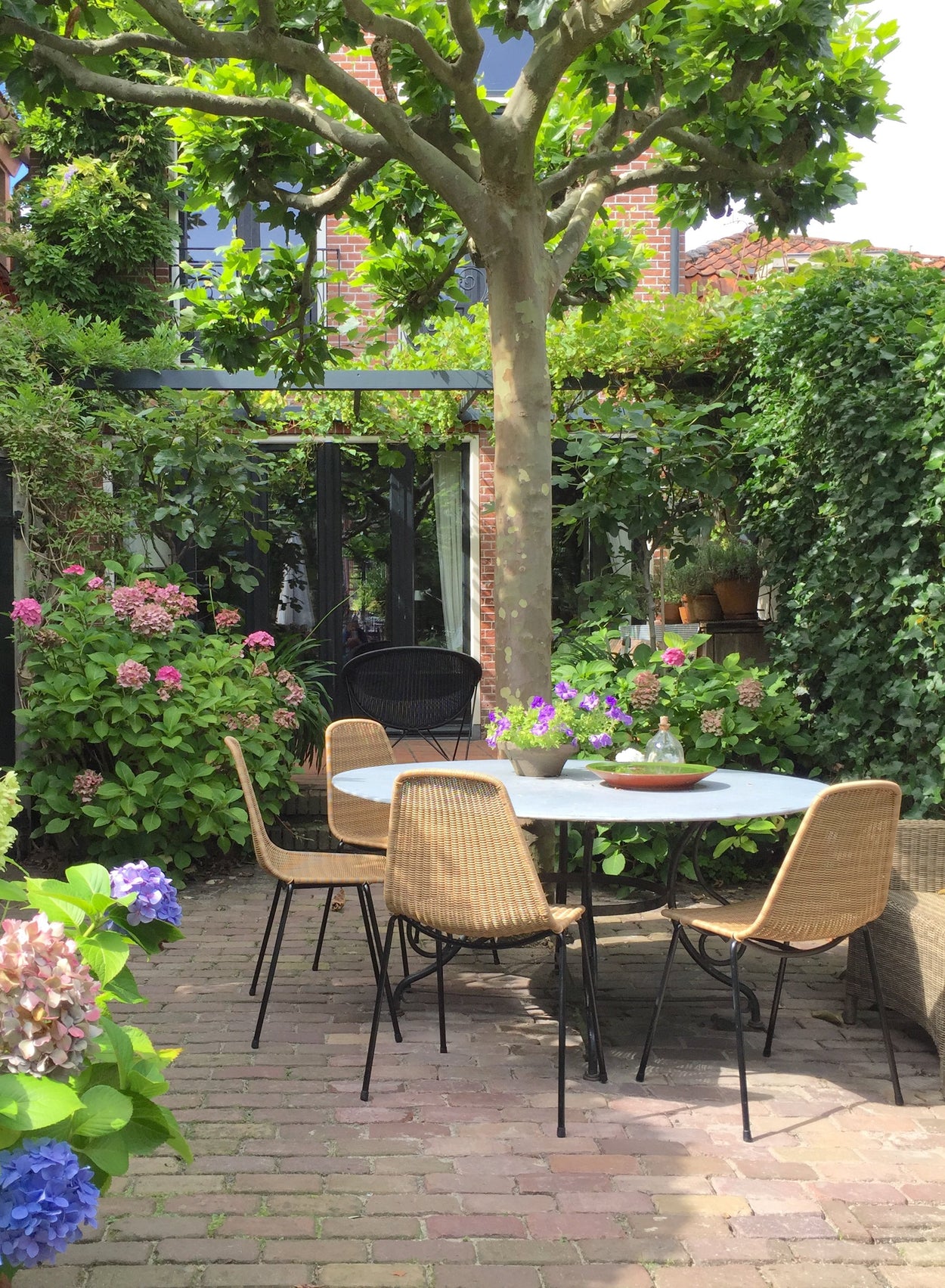 Basket chair outdoor