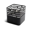 Cube Fire Basket Black