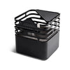 Cube Fire Basket Black