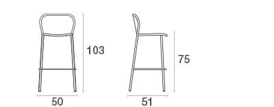 Darwin Barkruk / 2 stuks