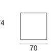 Darwin opklapbare vierkant tafel - 2 sizes