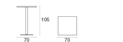 Darwin opklapbare Bartafel
