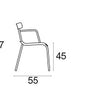 Miky armchair / 2 stuks