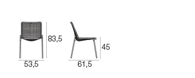 Rio R50 chair / 2 stuks