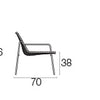 Rio R50 lounge chair / 2 stuks