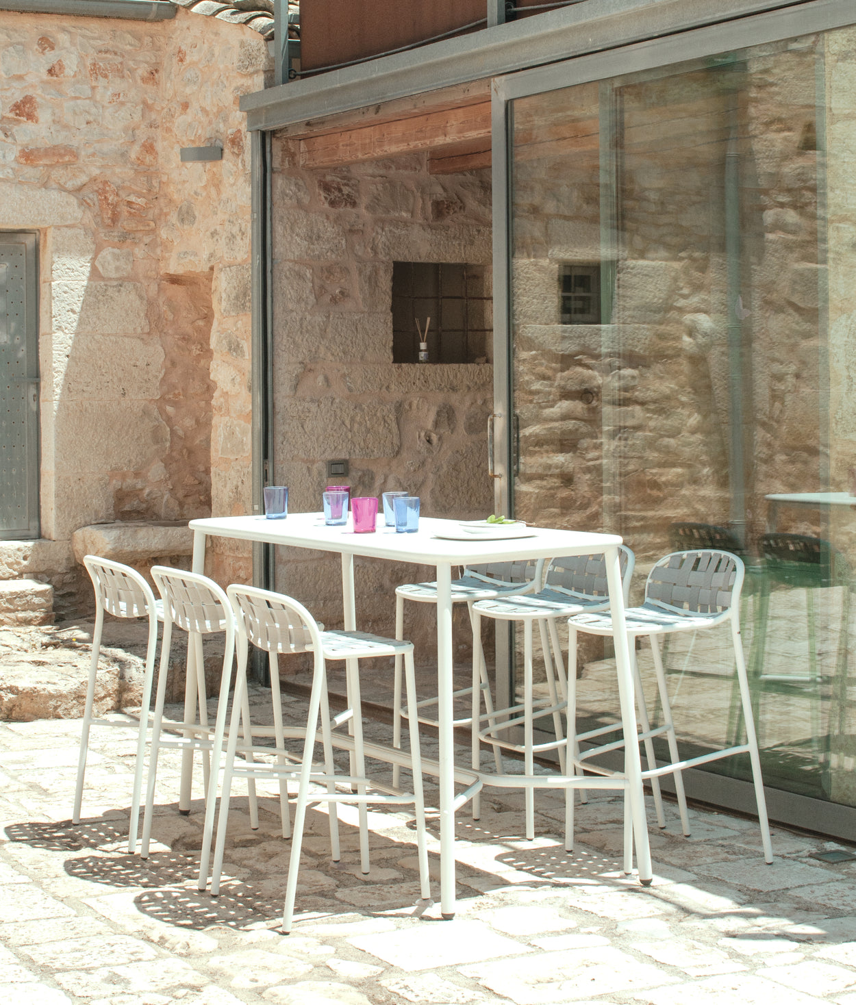 Yard Barkruk Aluminium / 2 stuks