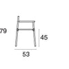 Terramare armchair / 2 stuks