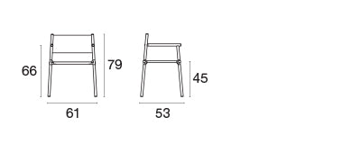 Terramare armchair / 2 stuks