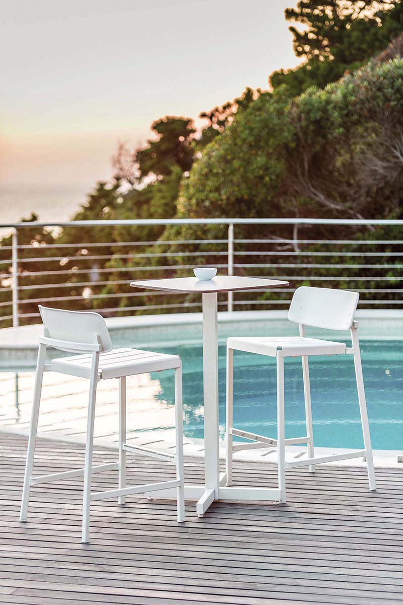 Shine Barkruk Aluminium / 2 stuks