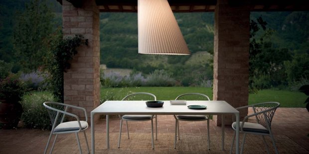 Terramare table - Aluminium