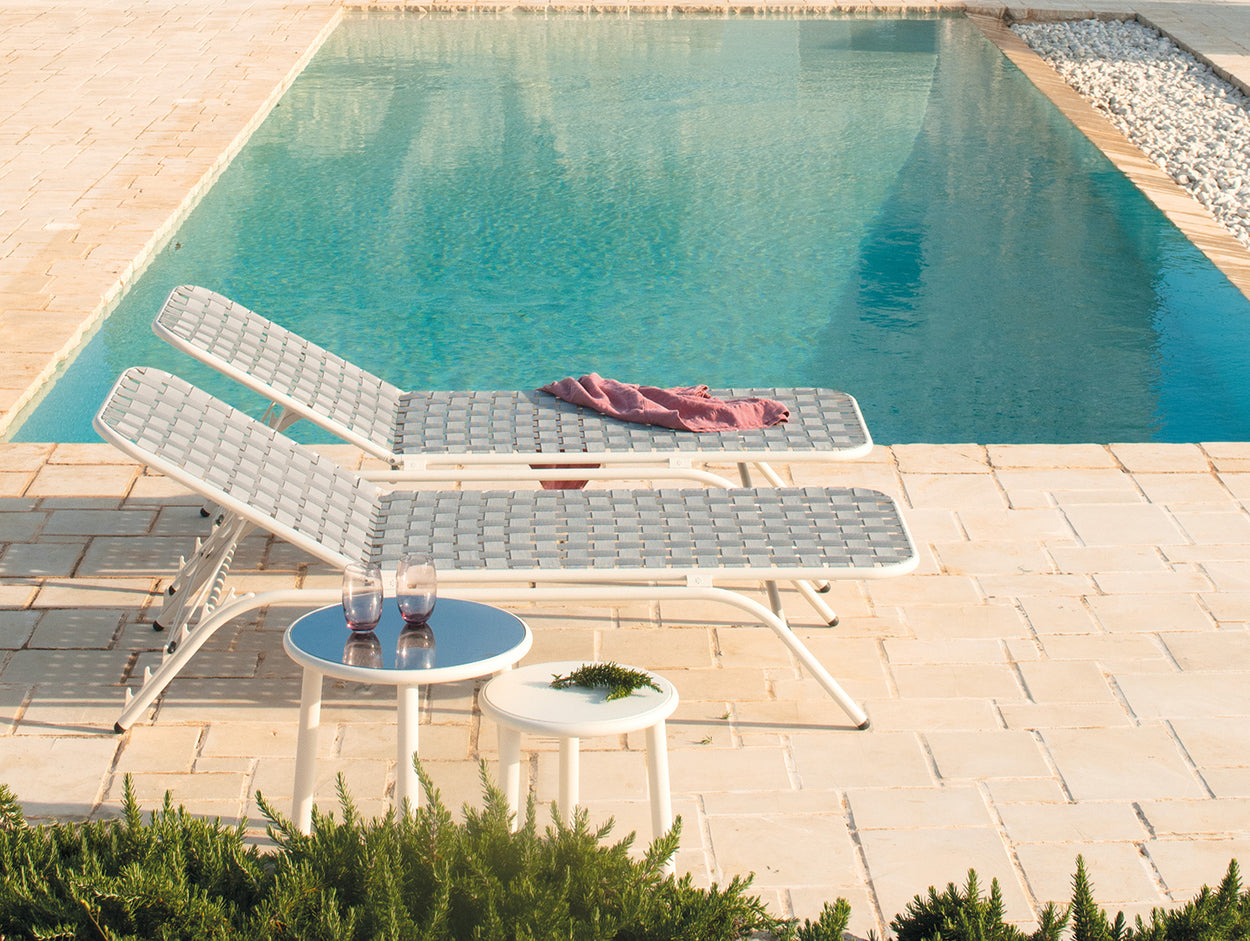 Yard Sunbed, Aluminium