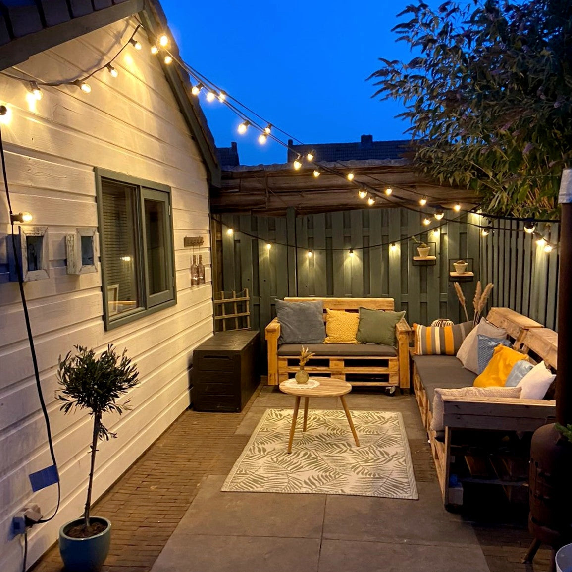 Lichtsnoer zwart excl. lampen - 3 sizes