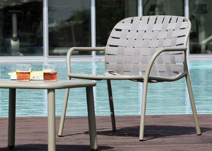 Yard Lounge chair Aluminium / 2 stuks