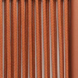 Set Loop lounge Chair, Loop footrest & Loop side table terracotta