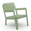 Bended Lounger Pale green + kussen
