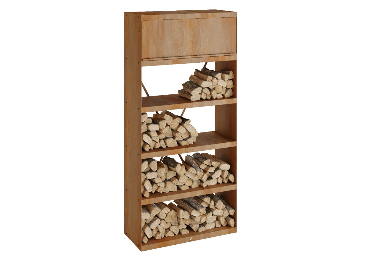 Wood Storage 100 - Corten