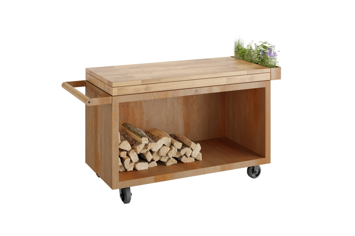 Mise en Place Table 135 PRO - Corten