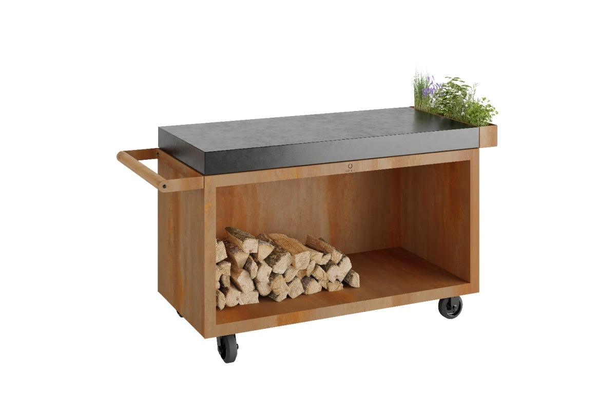 Mise en Place Table 135 PRO - Corten