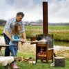 Outdooroven met pizzaoven