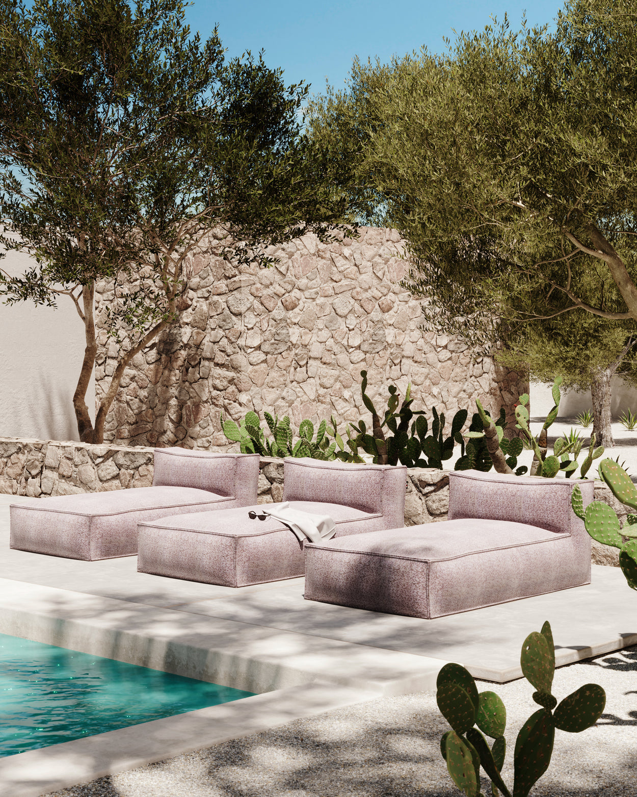 Silky Long chair out/indoor