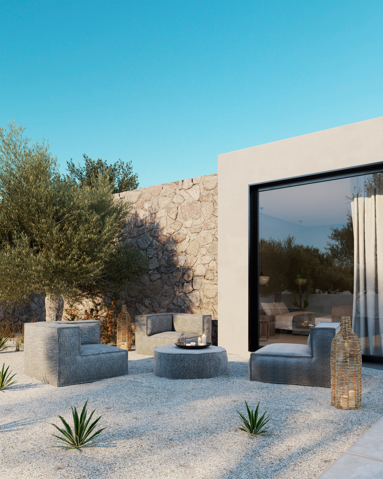 Silky Club Corner Seat out/indoor