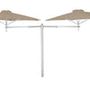 Paraflex standaard - DUO parasol - Rond