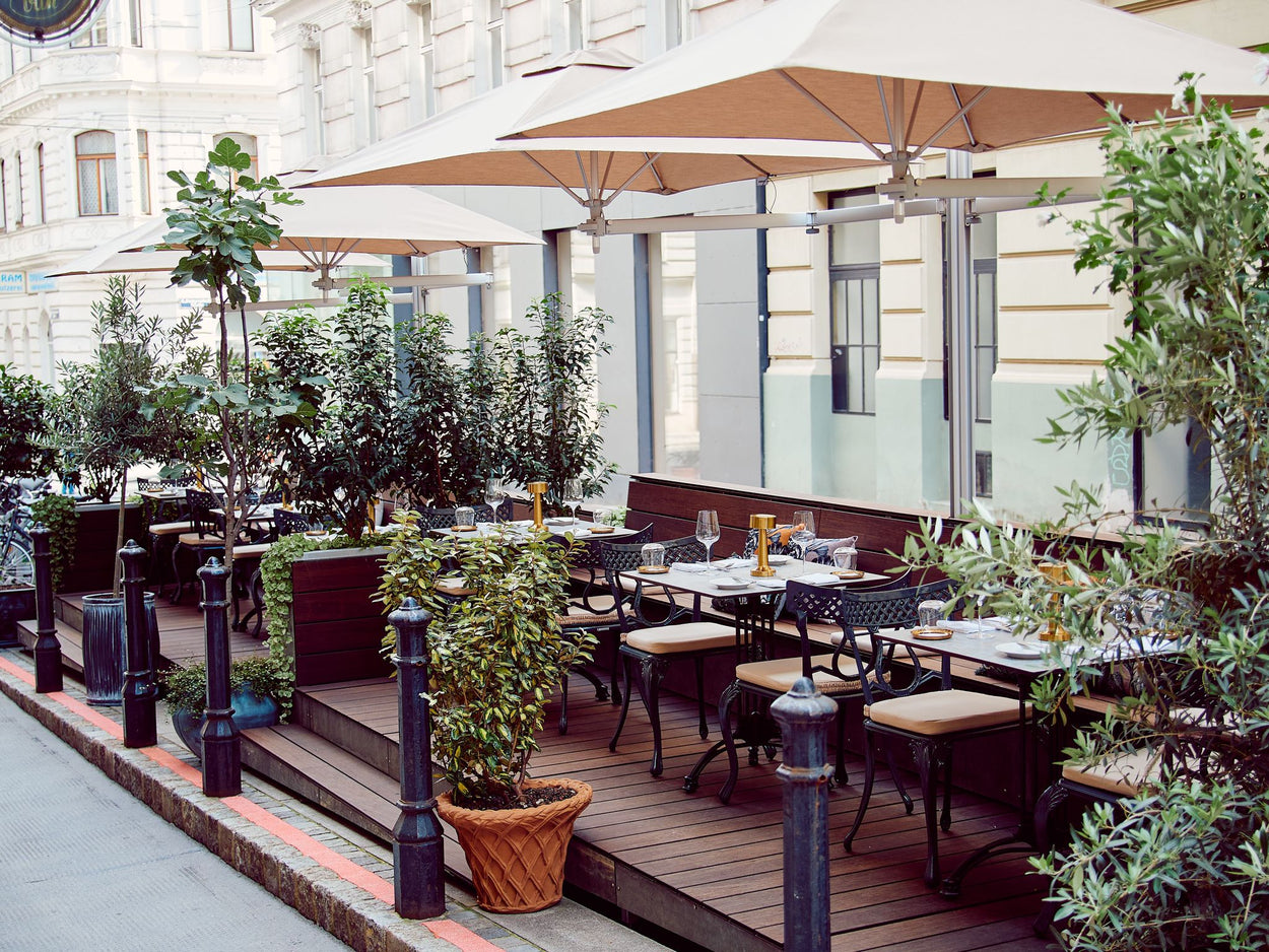 Paraflex standaard - WALL muurparasol - Vierkant