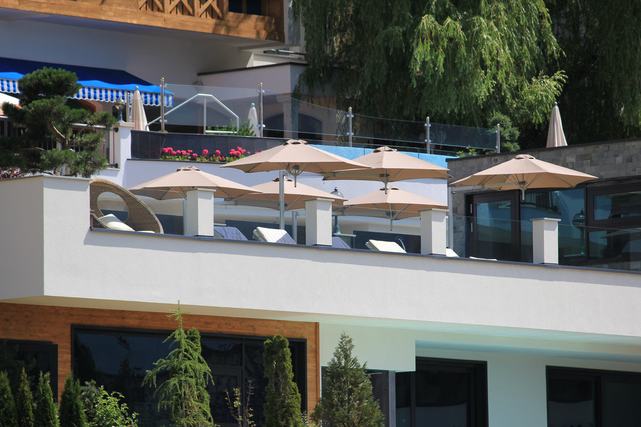 Paraflex standaard - DUO parasol - Rond