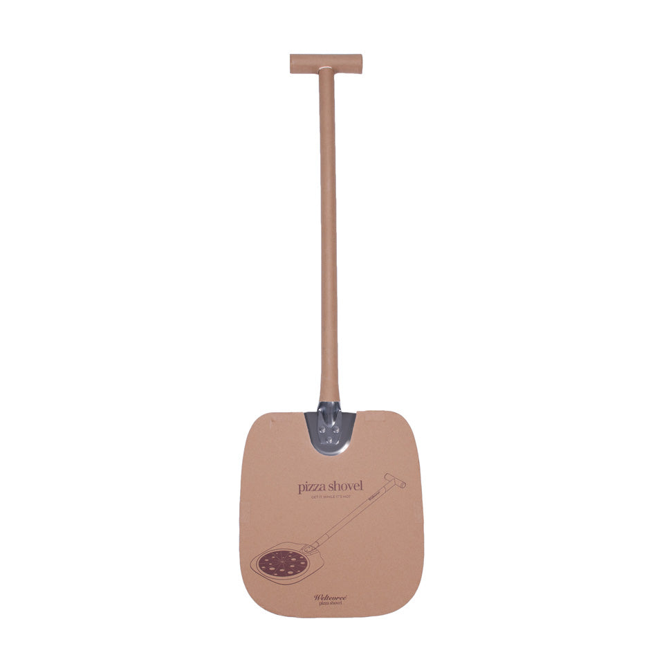 Pizza shovel met handvat