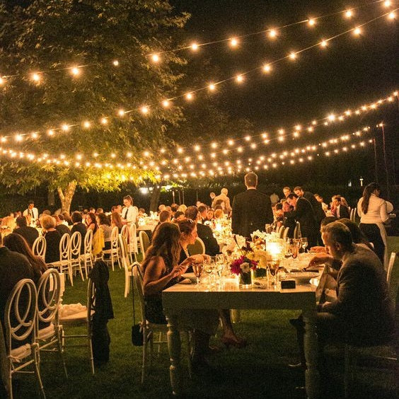 Lichtsnoer zwart excl. lampen - 3 sizes