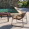 Set Riviera lounge chair x2 + Round coffee table