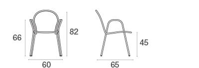 Ronda armchair / 2 stuks