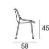 Round chair / 2 stuks