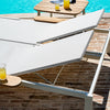 Shine Daybed Aluminium met verborgen wieltjes